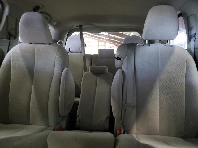 5TDKK3DCXCS264952 - 2012 TOYOTA SIENNA LE BLACK photo 10