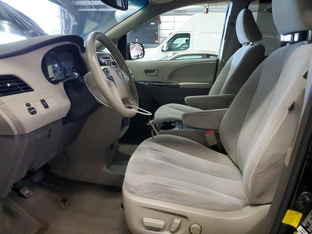 5TDKK3DCXCS264952 - 2012 TOYOTA SIENNA LE BLACK photo 7