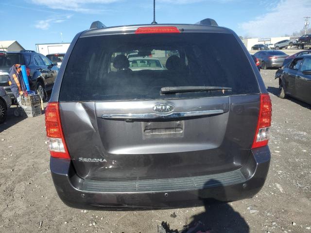 KNDMG4C76C6458415 - 2012 KIA SEDONA LX CHARCOAL photo 6