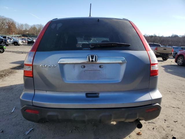 JHLRE48727C118113 - 2007 HONDA CR-V EXL BLUE photo 6