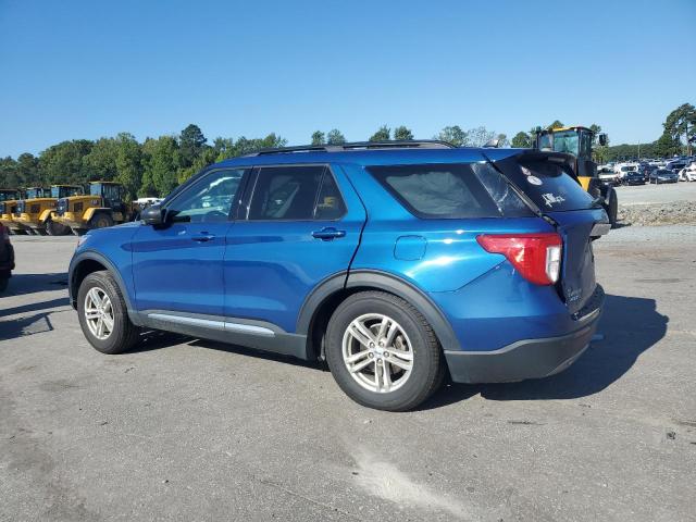 1FMSK7DH2PGA23742 - 2023 FORD EXPLORER XLT BLUE photo 2
