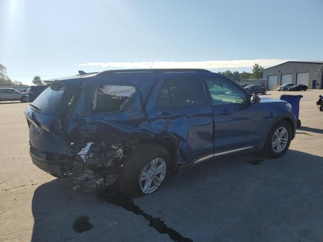1FMSK7DH2PGA23742 - 2023 FORD EXPLORER XLT BLUE photo 3