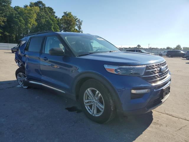 1FMSK7DH2PGA23742 - 2023 FORD EXPLORER XLT BLUE photo 4