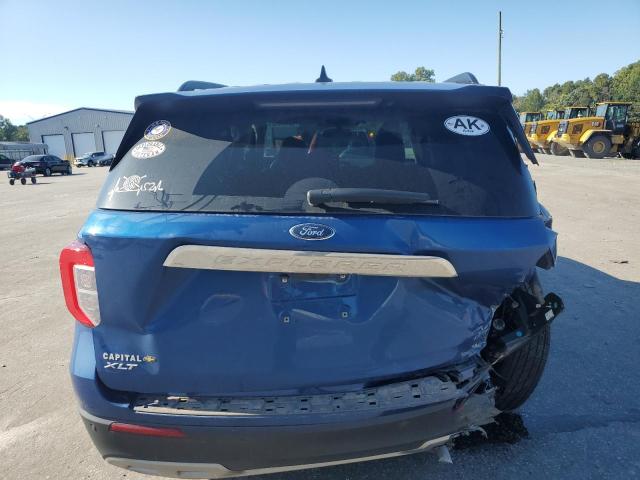 1FMSK7DH2PGA23742 - 2023 FORD EXPLORER XLT BLUE photo 6