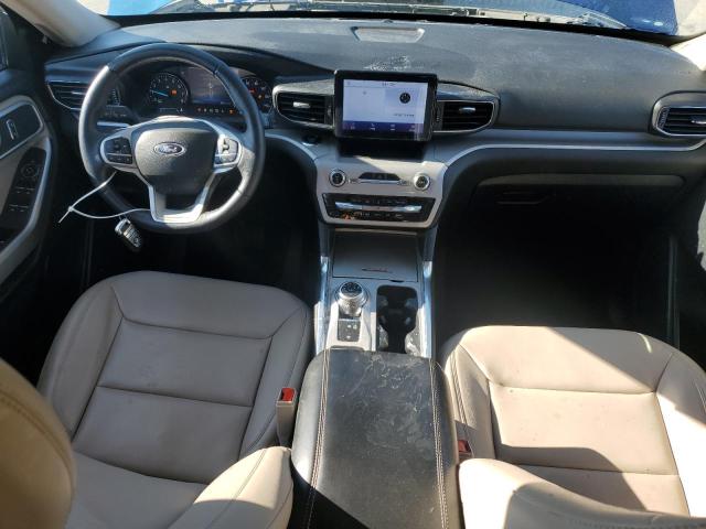 1FMSK7DH2PGA23742 - 2023 FORD EXPLORER XLT BLUE photo 8