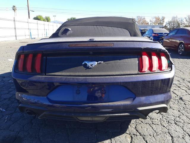 1FATP8UH4L5180054 - 2020 FORD MUSTANG BLUE photo 6