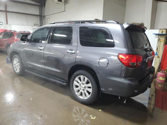 5TDYY5G12ES055061 - 2014 TOYOTA SEQUOIA PLATINUM GRAY photo 2