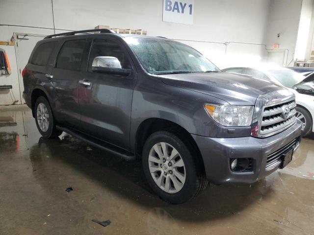 5TDYY5G12ES055061 - 2014 TOYOTA SEQUOIA PLATINUM GRAY photo 4