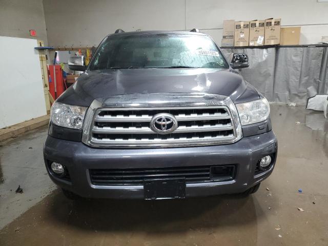 5TDYY5G12ES055061 - 2014 TOYOTA SEQUOIA PLATINUM GRAY photo 5