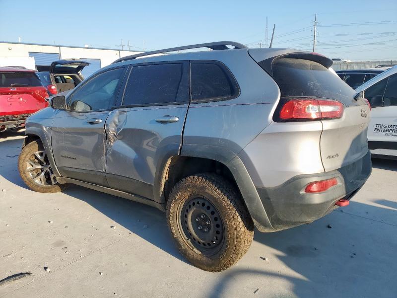 1C4PJMBBXGW299103 - 2016 JEEP CHEROKEE TRAILHAWK SILVER photo 2
