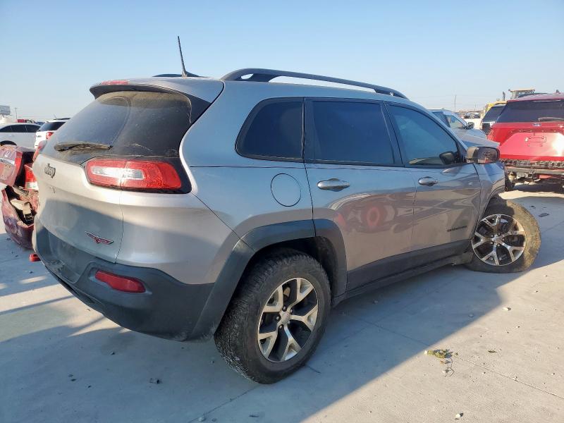 1C4PJMBBXGW299103 - 2016 JEEP CHEROKEE TRAILHAWK SILVER photo 3