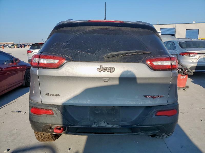 1C4PJMBBXGW299103 - 2016 JEEP CHEROKEE TRAILHAWK SILVER photo 6