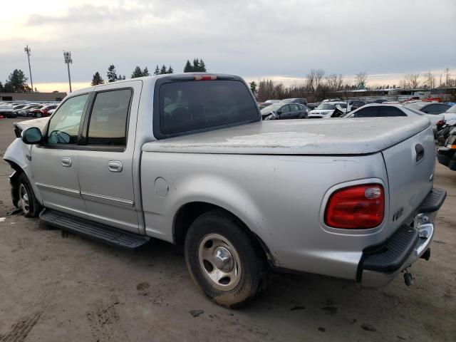 1FTRW07L41KD69035 - 2001 FORD F150 SUPERCREW SILVER photo 2