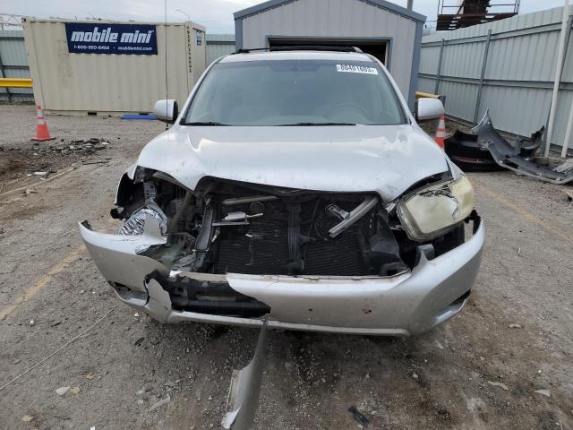 JTEES41A082083200 - 2008 TOYOTA HIGHLANDER SILVER photo 5