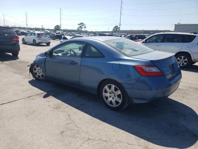 2HGFG12669H511834 - 2009 HONDA CIVIC LX BLUE photo 2