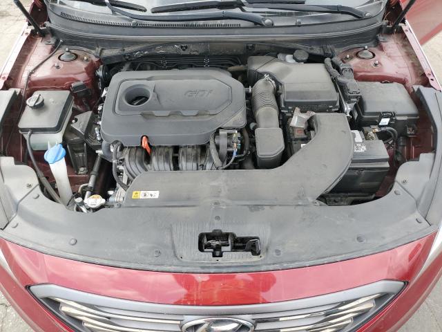 5NPE34AF8GH396411 - 2016 HYUNDAI SONATA SPORT RED photo 11
