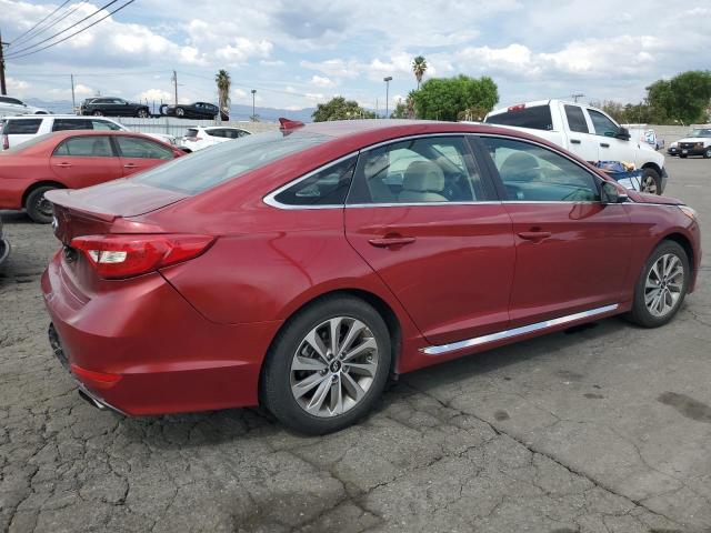5NPE34AF8GH396411 - 2016 HYUNDAI SONATA SPORT RED photo 3