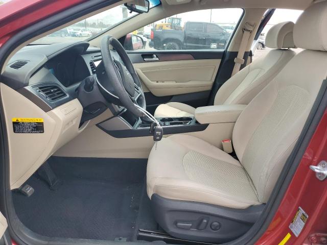 5NPE34AF8GH396411 - 2016 HYUNDAI SONATA SPORT RED photo 7