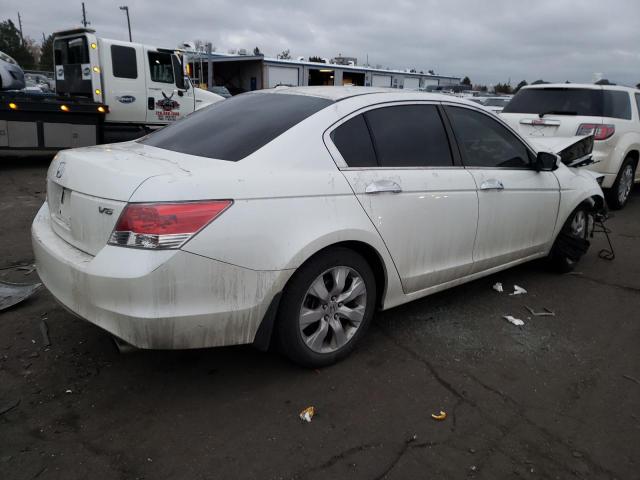 1HGCP36848A050379 - 2008 HONDA ACCORD EXL WHITE photo 3