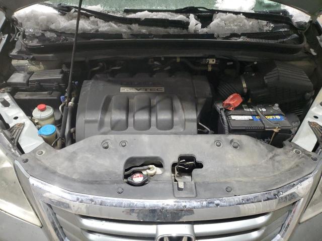 5FNRL3H43AB071736 - 2010 HONDA ODYSSEY EX SILVER photo 12