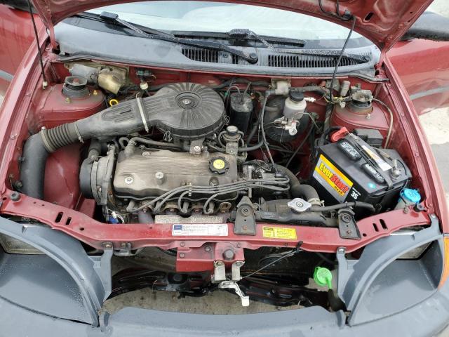 2C1MR5294S6790846 - 1995 GEO METRO BASE BURGUNDY photo 11