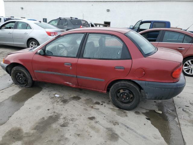 2C1MR5294S6790846 - 1995 GEO METRO BASE BURGUNDY photo 2