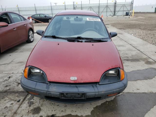 2C1MR5294S6790846 - 1995 GEO METRO BASE BURGUNDY photo 5