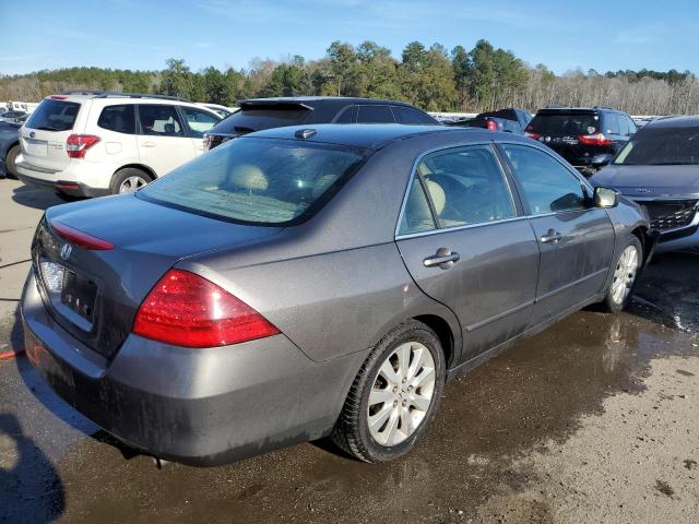 1HGCM66557A091960 - 2007 HONDA ACCORD EX GRAY photo 3