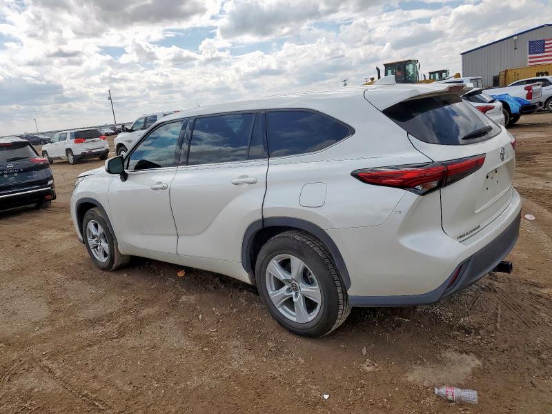 5TDCZRAH8MS527573 - 2021 TOYOTA HIGHLANDER L WHITE photo 2