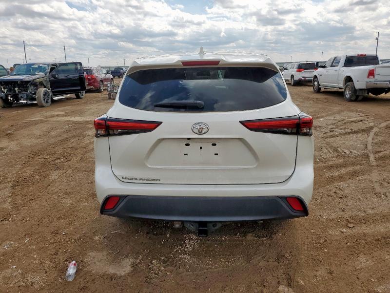5TDCZRAH8MS527573 - 2021 TOYOTA HIGHLANDER L WHITE photo 6