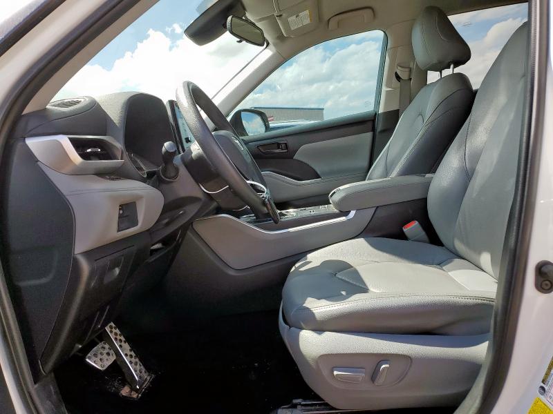 5TDCZRAH8MS527573 - 2021 TOYOTA HIGHLANDER L WHITE photo 7