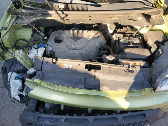 KNDJN2A27E7717947 - 2014 KIA SOUL GREEN photo 11