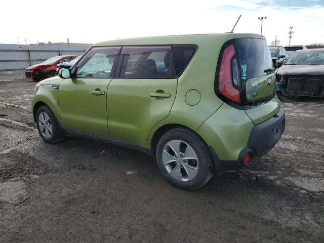 KNDJN2A27E7717947 - 2014 KIA SOUL GREEN photo 2