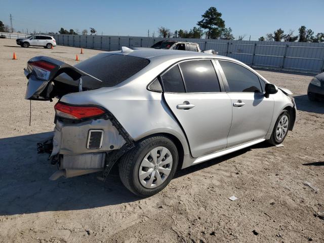 JTDDPRAE7LJ014276 - 2020 TOYOTA COROLLA L SILVER photo 3