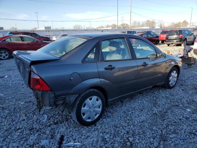 1FAFP34N15W112605 - 2005 FORD FOCUS ZX4 GRAY photo 3