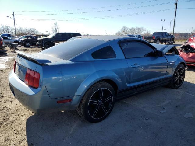 1ZVFT80N755181441 - 2005 FORD MUSTANG BLUE photo 3