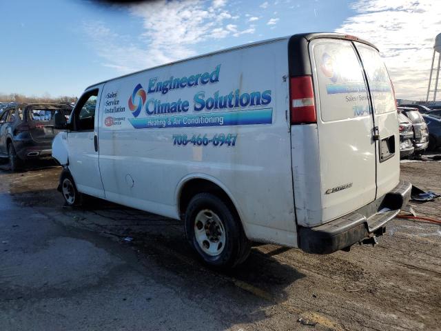 1GCWGFBA0E1140761 - 2014 CHEVROLET EXPRESS G2 WHITE photo 2