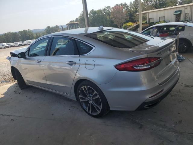 3FA6P0D98KR187088 - 2019 FORD FUSION TITANIUM 银色 照片 2