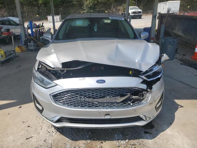 3FA6P0D98KR187088 - 2019 FORD FUSION TITANIUM 银色 照片 5