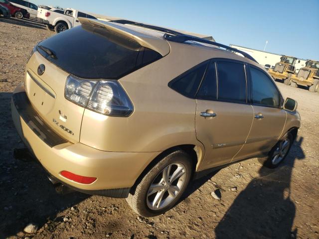 JTJGW31U382006131 - 2008 LEXUS RX 400H GOLD photo 3