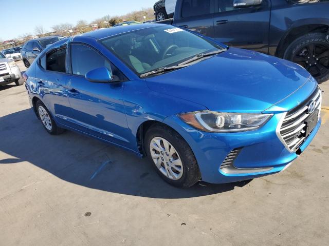 5NPD74LF3JH214358 - 2018 HYUNDAI ELANTRA SE BLUE photo 4