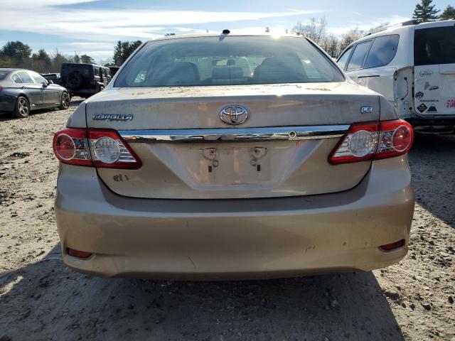 2T1BU4EE6DC970942 - 2013 TOYOTA COROLLA BASE GOLD photo 6