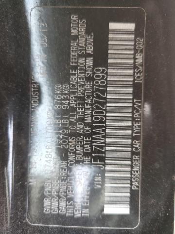 JF1ZNAA19D2727899 - 2013 TOYOTA SCION FR-S 黑色 照片 13