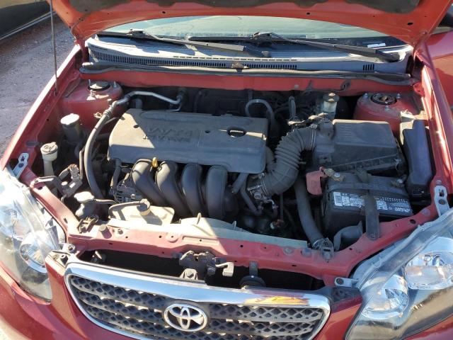 2T1BR32E17C786478 - 2007 TOYOTA COROLLA CE RED photo 11