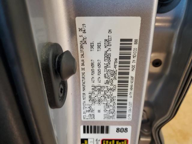 3TMCZ5AN3KM247572 - 2019 TOYOTA TACOMA DOUBLE CAB Күміс фото 12