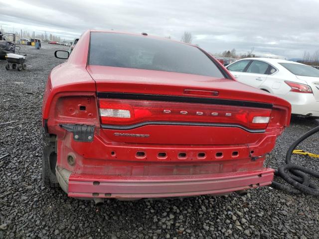 2C3CDXBG7CH146503 - 2012 DODGE CHARGER SE RED photo 6