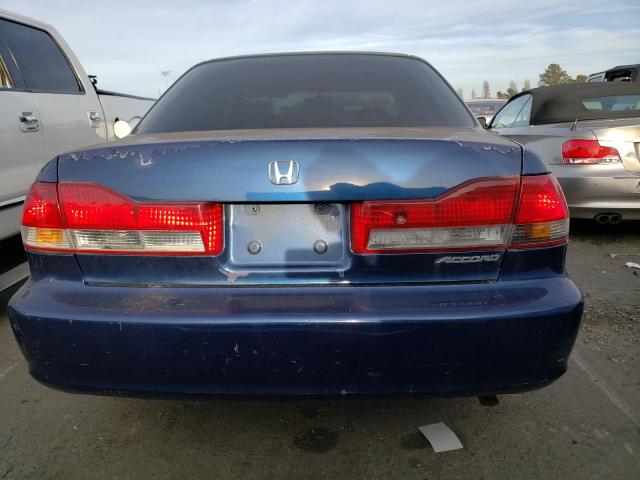 1HGCG66572A071001 - 2002 HONDA ACCORD LX BLUE photo 6