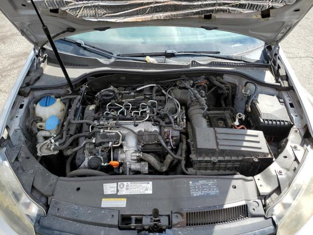 WVWBM7AJ3BW207009 - 2011 VOLK GOLF SILVER photo 11