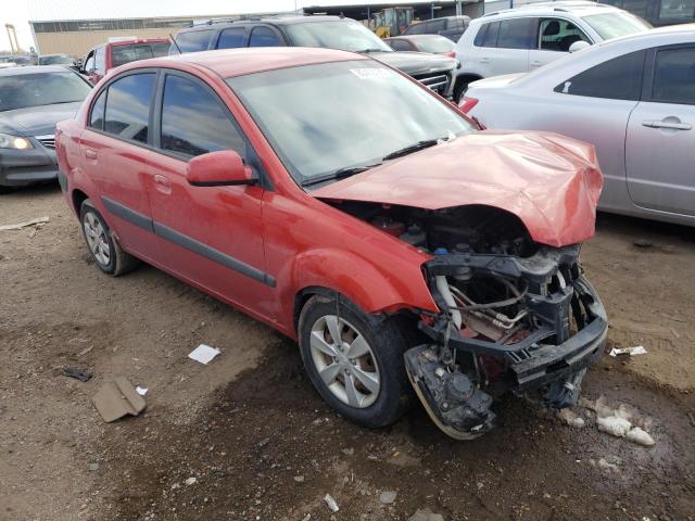 KNADE223696466979 - 2009 KIA RIO BASE ORANGE photo 4