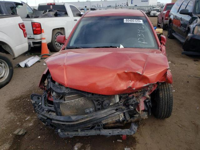 KNADE223696466979 - 2009 KIA RIO BASE ORANGE photo 5